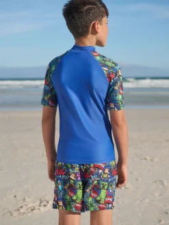 Best Next - Gilet anti-éclaboussures (3-16ans) Minecraft bleu marine