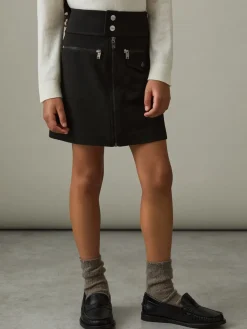 Online Reiss Mini-jupes Poppie Piqué zippées