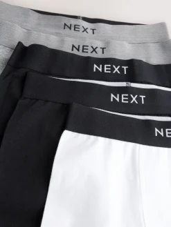 Best Next - Lot de 5 boxers (1.5-16ans) monochrome