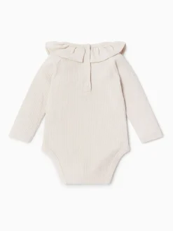 Clearance Mori body super doux à manches longues et col à volants