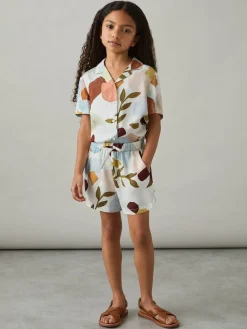 Hot Reiss Multicolore - Short Tommi imprimé avec cordon de serrage à la taille