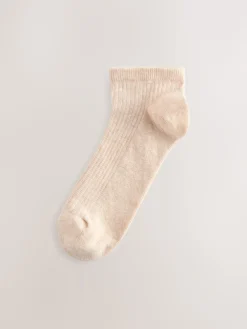 Best Next neutre - Lot de 4 paires de chaussettes de sport côtelées