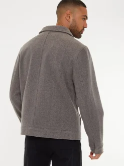 Hot Threadbare neutre - Veste à boutons brossés-chemise