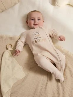 Outlet Next Neutre J’aime mon papa - Dors-bien bébé zippé bidirectionnel (0-18mois)