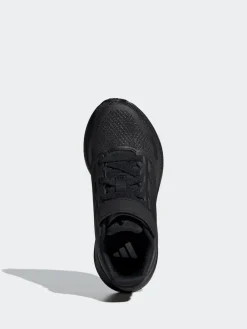 Sale adidas - Baskets de course Runfalcon 5 à lacets élastiques pour enfant Noir