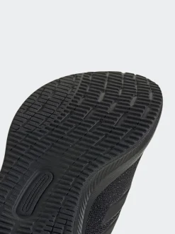 Sale adidas - Baskets de course Runfalcon 5 à lacets élastiques pour enfant Noir