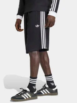 New adidas originals Noir - Adidas Original Shorts à 3 Rayures