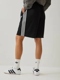 adidas originals Noir - Adidas Original Short en jacquard à 3rayures|Femme Shorts