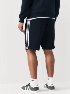 Clearance adidas originals Noir - Adicolor 3- Shorts Rayure