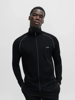 BOSS Noir - Veste en coton extensible