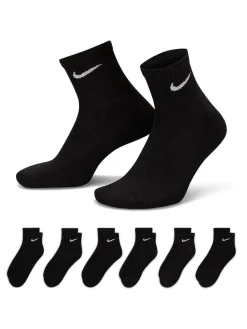 Nike Noir - Bottines - Lot de chaussettes Everyday Cushioned 6|Homme Vêtements De Sport|Chaussettes