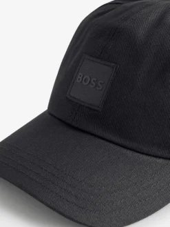Best BOSS Noir - Casquette écusson en sergé à logo