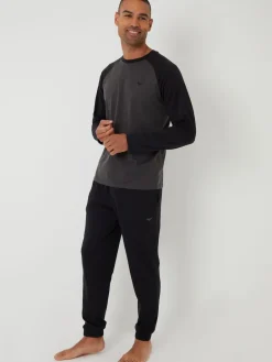 Threadbare - Ensemble pyjama Blend manches longues|Homme Vêtements Détente|Pyjamas