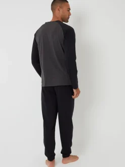 Threadbare - Ensemble pyjama Blend manches longues|Homme Vêtements Détente|Pyjamas