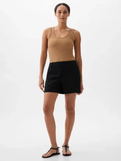 Discount Gap Noir - short chinos de taille moyenne de 5 pouces au centre-ville