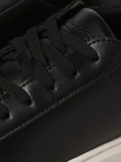 JACK & JONES Noir - baskets en PU à semelle épaisse|Homme Baskets