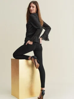 Best Next Noir - Jean skinny coupe slim à effet rehausseur