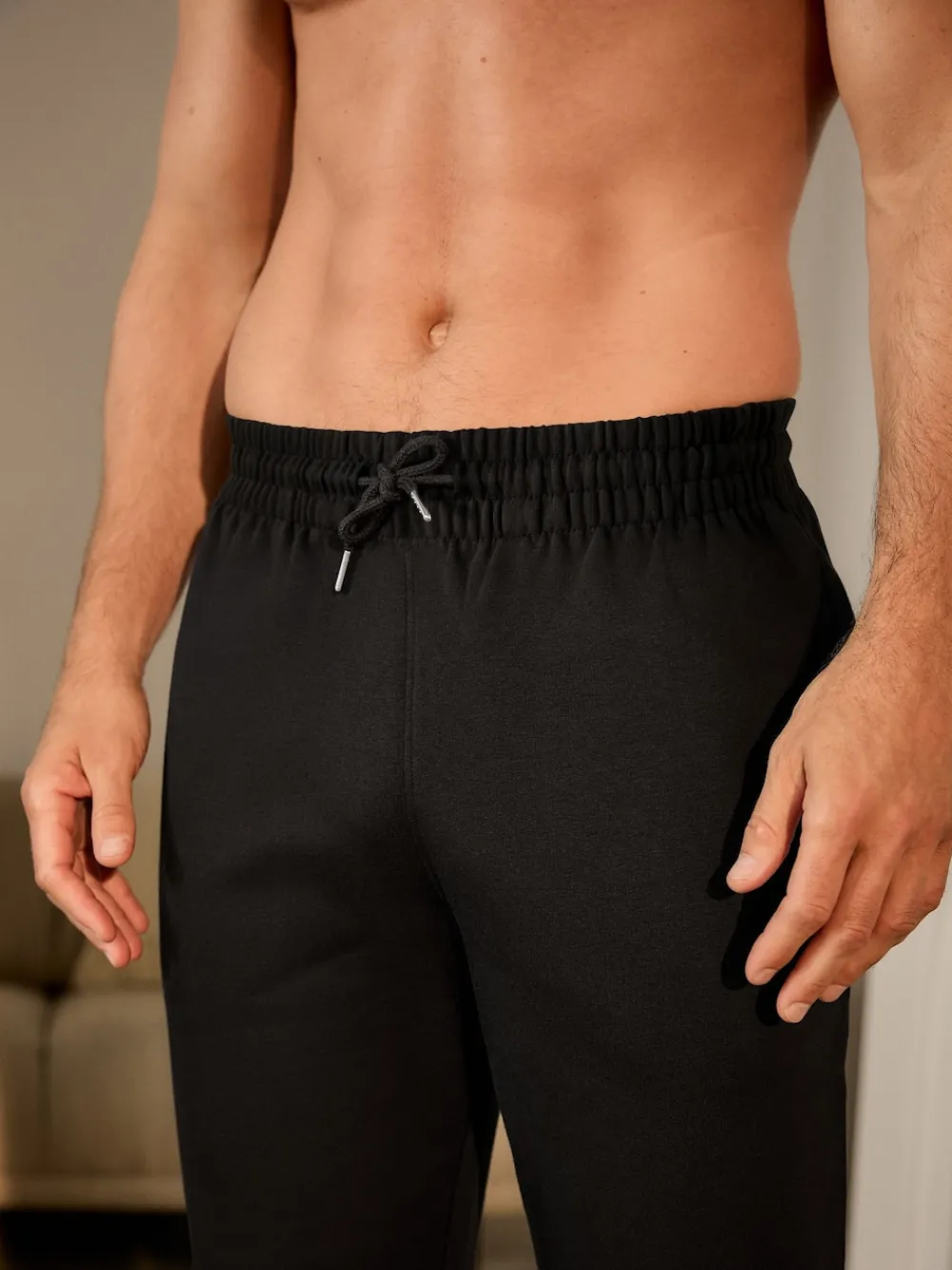 Sale Next Noir - Jogging ouvert lourd à dos brosse