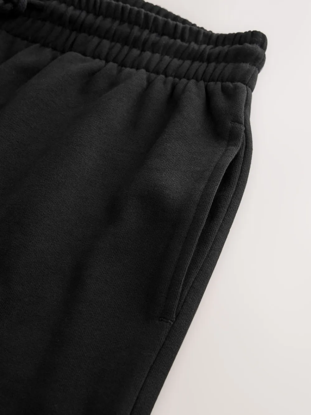 Sale Next Noir - Jogging ouvert lourd à dos brosse