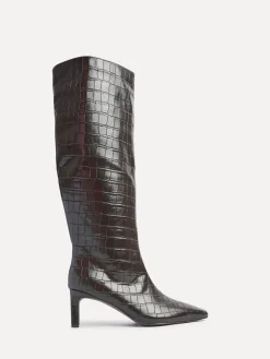 Best Linzi Noir - Bottes hautes à talon carré Uptown