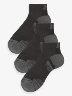 Under Armour Noir - Lot de 3 chaussettes Tech Low|Homme Chaussettes|Chaussettes