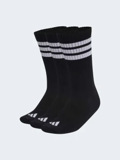 adidas - Lot de 3 paires de chaussettes Stonewash Noir
