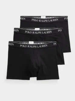 Sale Polo Ralph Lauren - Lot de boxers en coton extensible 3 Noir