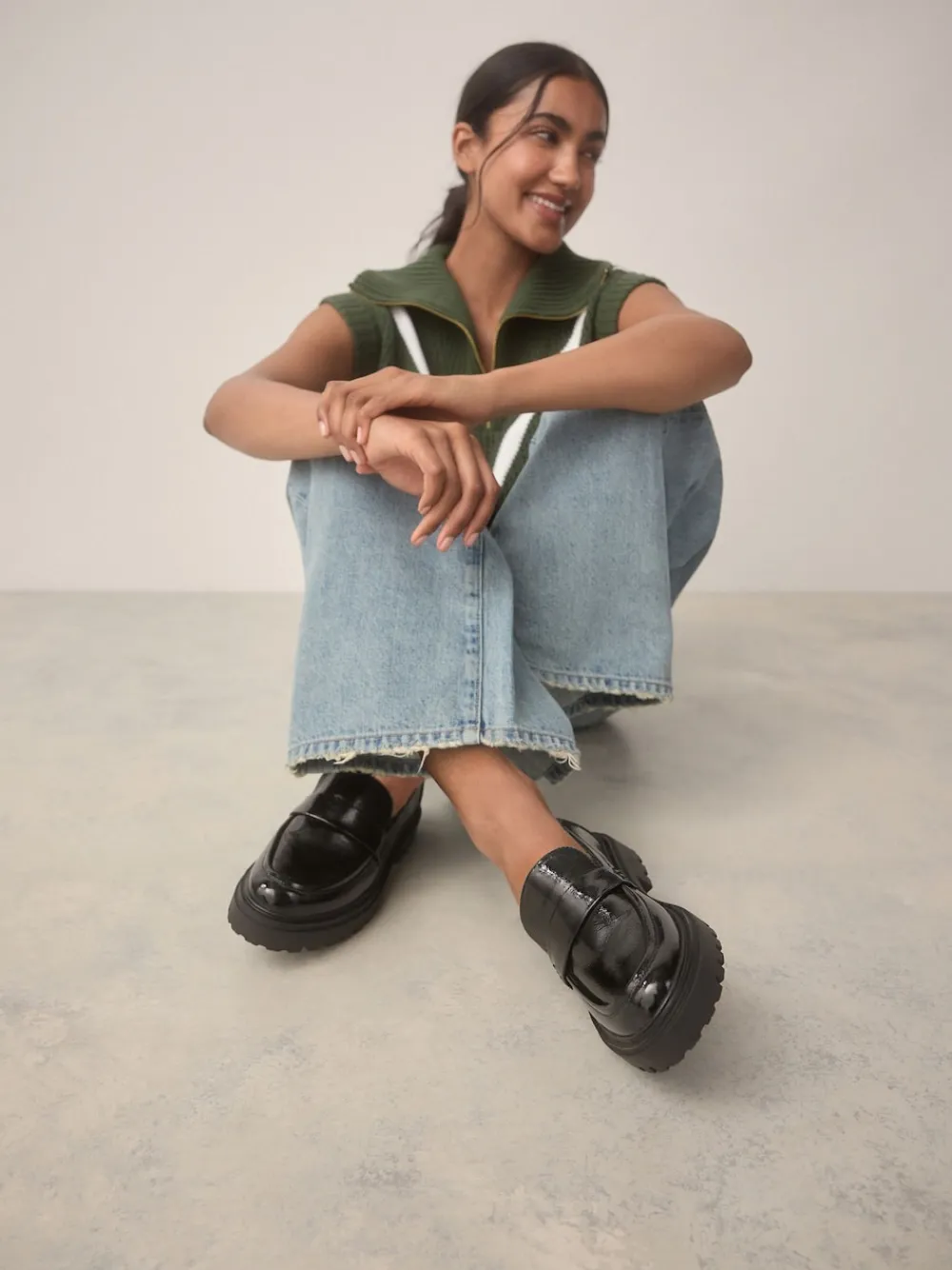 Best Next Noir - Mocassins à semelle épaisse