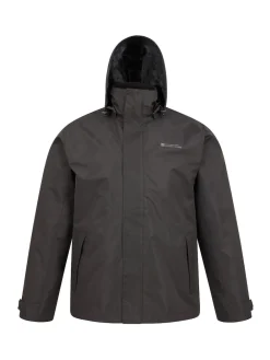 Best Mountain Warehouse - Mens Fell 3-In-1 Veste résistante à l'eau Noir