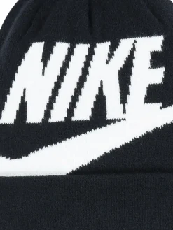 Sale Nike Noir - ensemble bonnet et gants à pompons Swoosh