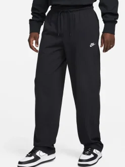 Nike Noir - Vêtements de sport Club Knit Open Hem 100% Cotton Joggers|Homme Vêtements De Sport|Joggings