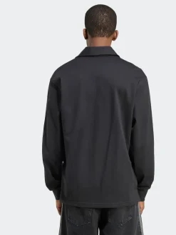 Best adidas originals Noir - Polo de rugby Adidas Original Adicolor