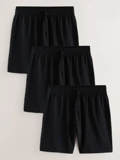 Clearance Next Noir - Pyjama en jersey Short 3 Lot