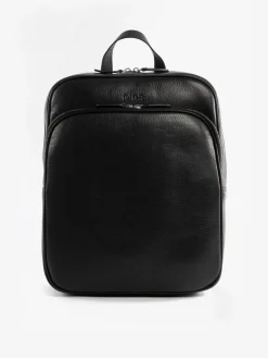 Clearance Totes Noir - Sac à dos en cuir authentique