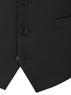 Best Skopes Noir - Milan Scoop Coupe ajustée Costume Gilet