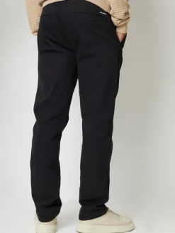 Outlet Threadbare Noir - Coupe droite Canvas Pantalons With Extensible