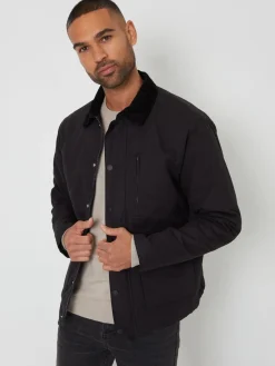 Best Threadbare Noir - Veste légère en sergé
