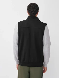 Best Next Noir - Veste sans manche hybride zippée