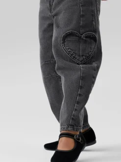 Clearance Gap Noir lavé - Paperbag Horseshoe Jean (6mois-5ans) (6mois-5ans)
