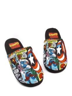 Vanilla Underground - Chaussons Mr Men Mr Lazy|Homme Chaussons|Vêtements Détente
