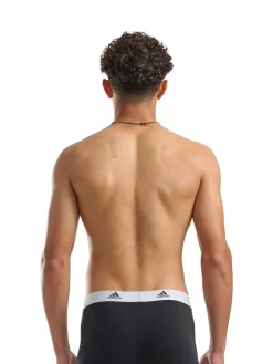 adidas Noir/Blanc - Active Flex Cotton 3 Pack Boxer 5pouces|Homme Sous-Vêtements|Sous-Vêtements
