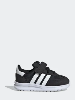 adidas Noir/Blanc - Run 70s 2.0 Baskets bébé à crochets et boucles| Baskets|Baskets