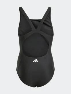 adidas Noir/Blanc - maillot de bain 3rayures pour enfant| Maillots De Bain