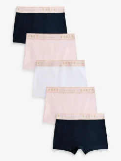 Baker by Ted Baker Noir/Blanc/Nu - Boxer 5 Pack| Tous Les Sous-Vêtements
