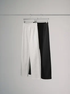 Discount The Set Noir/Gris - Joggings amples 2 Lot