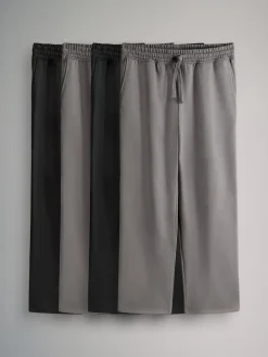 Hot The Set Noir/Gris - Joggings amples 4 Lot