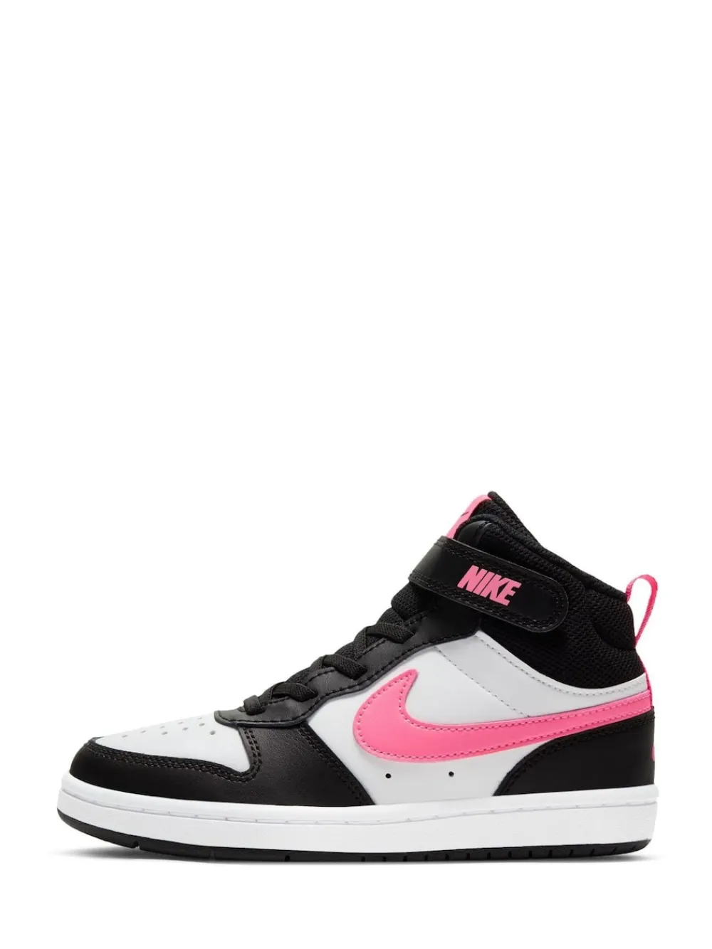 Clearance Nike - Junior Court Borough Mid Trainers Noir/Rose