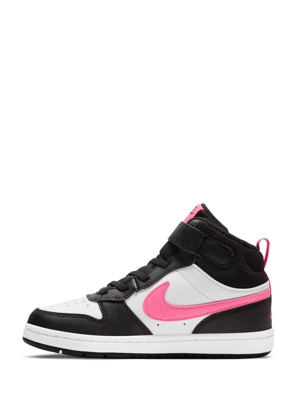 Clearance Nike - Junior Court Borough Mid Trainers Noir/Rose