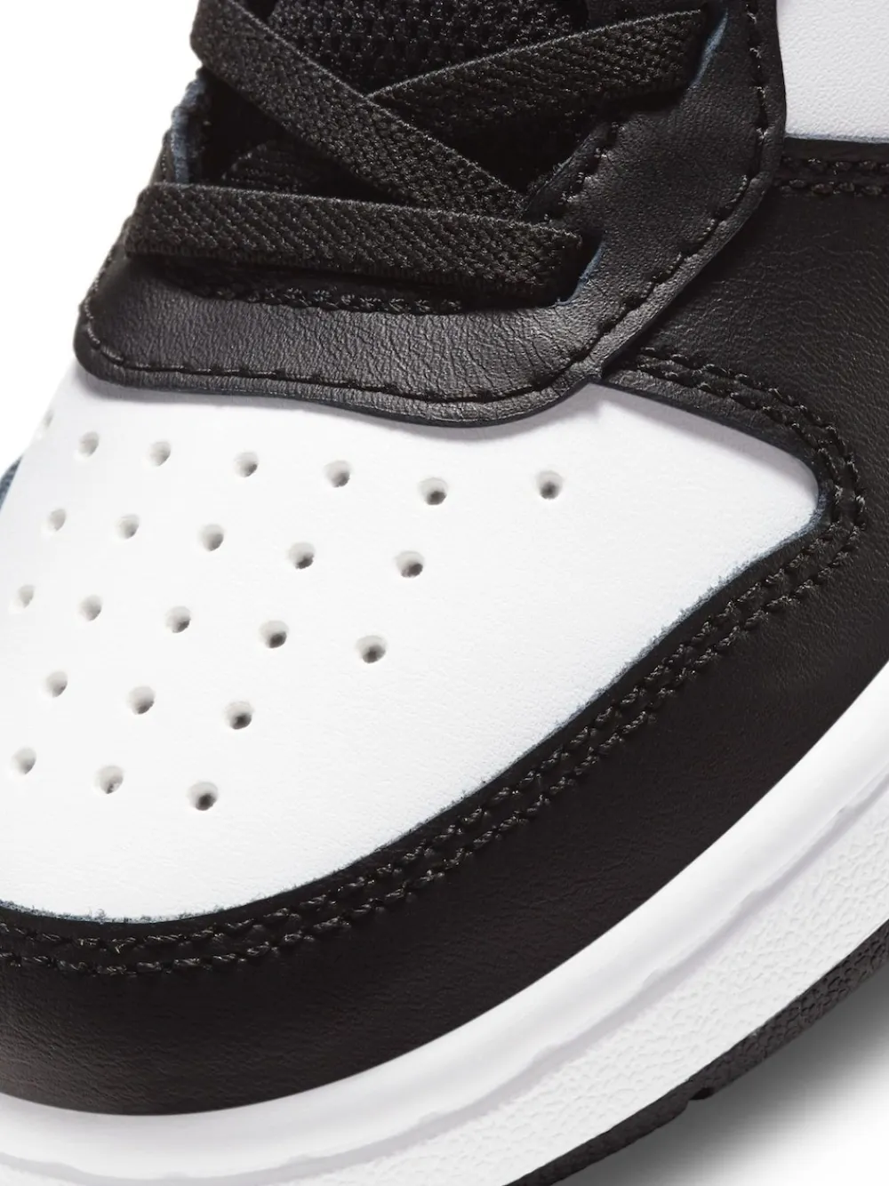 Clearance Nike - Junior Court Borough Mid Trainers Noir/Rose
