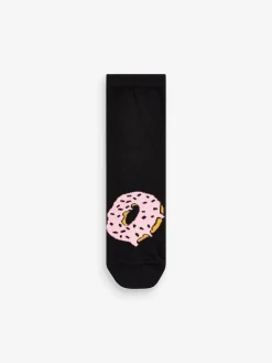 Best Next - Paquet de chaussettes en coton riche 7 Nourriture noire